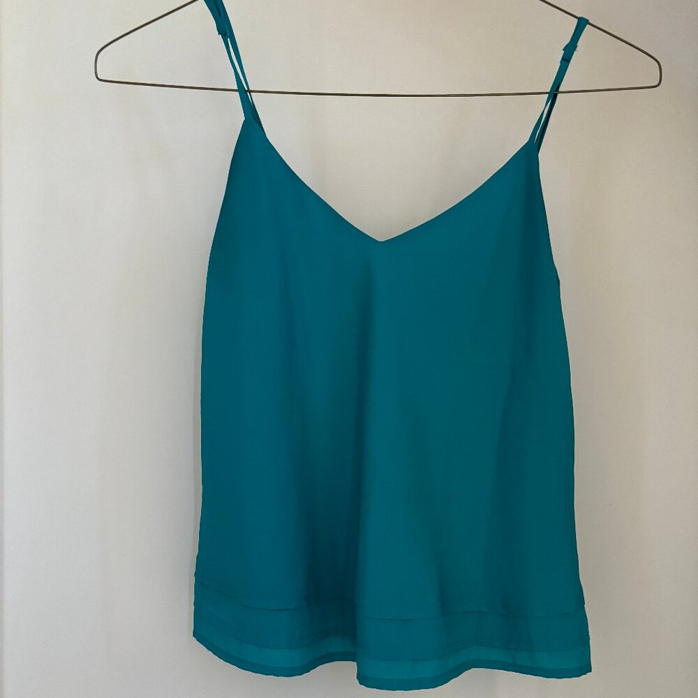 Aritzia Talula Blue-Green Aqua Lined Cami XS